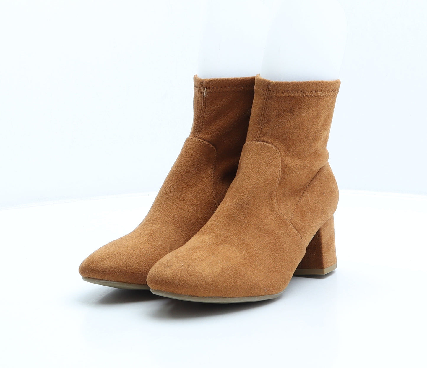 Papaya Womens Brown Polyester Sock Boot UK 4 37