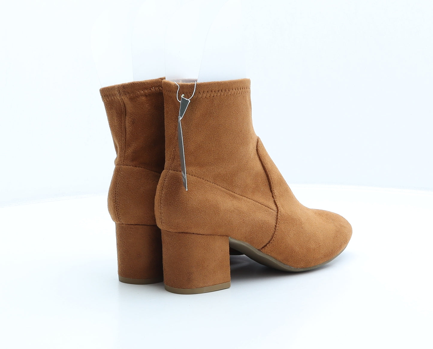 Papaya Womens Brown Polyester Sock Boot UK 4 37