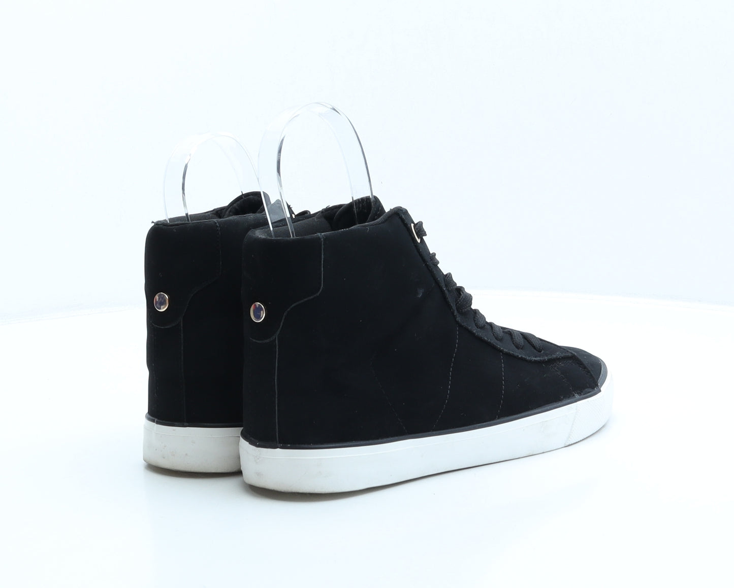 New Look Womens Black Polyester Trainer UK 7 41