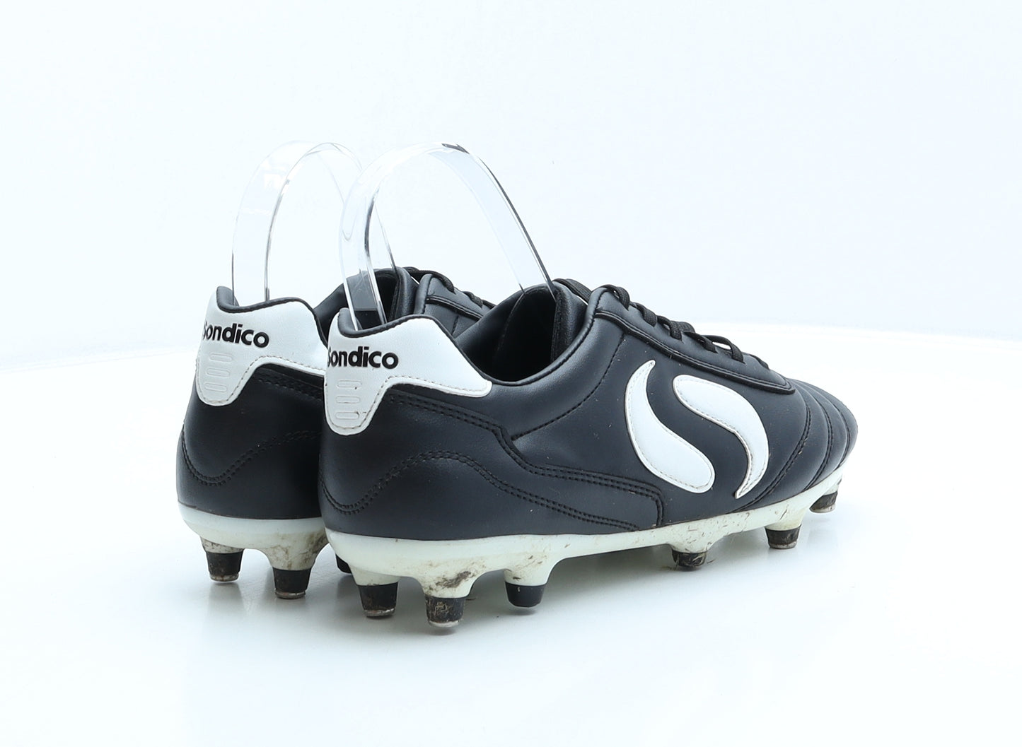 Sondico Mens Black Geometric Synthetic Trainer UK 7 41 - Football shoes