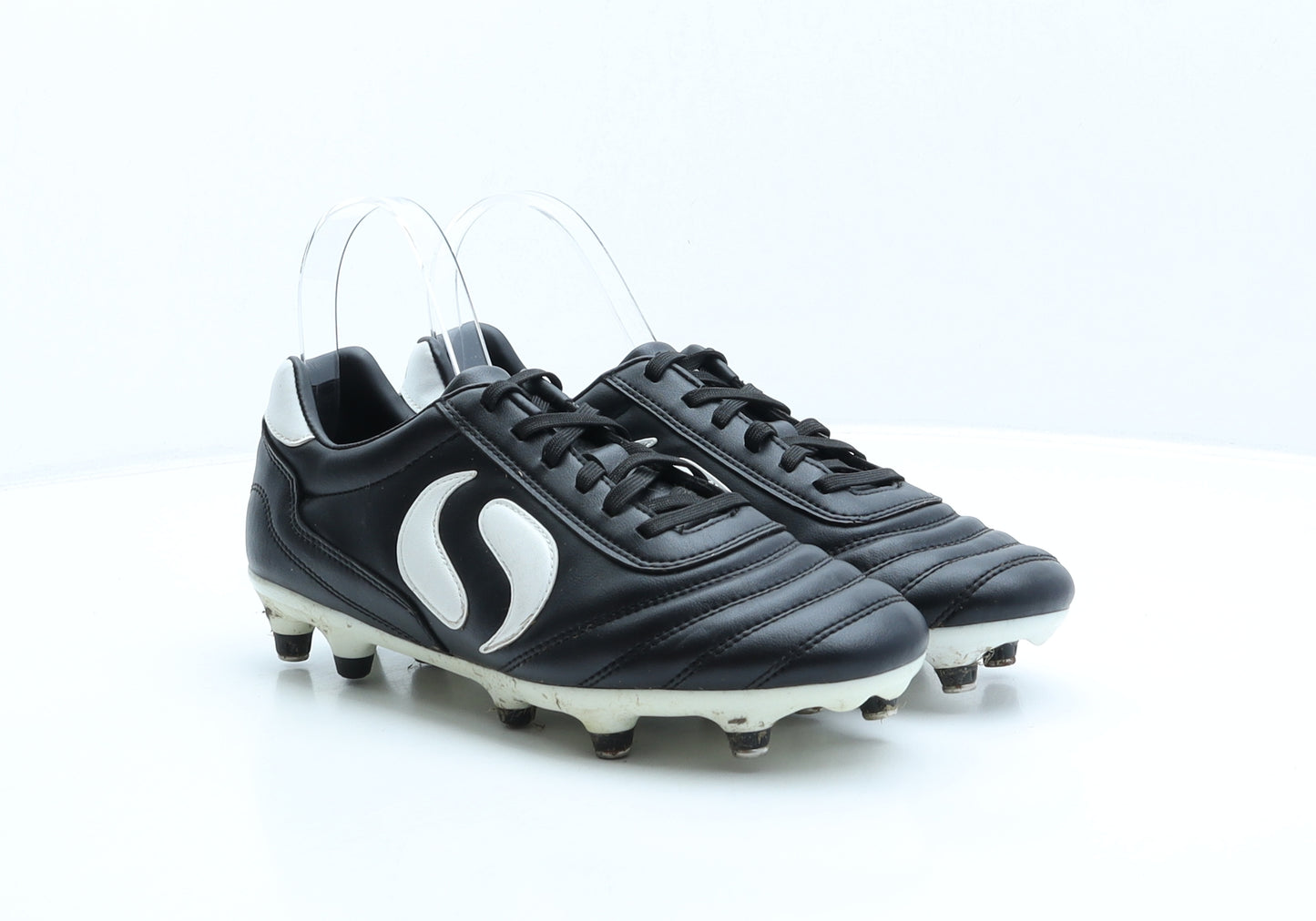 Sondico Mens Black Geometric Synthetic Trainer UK 7 41 - Football shoes