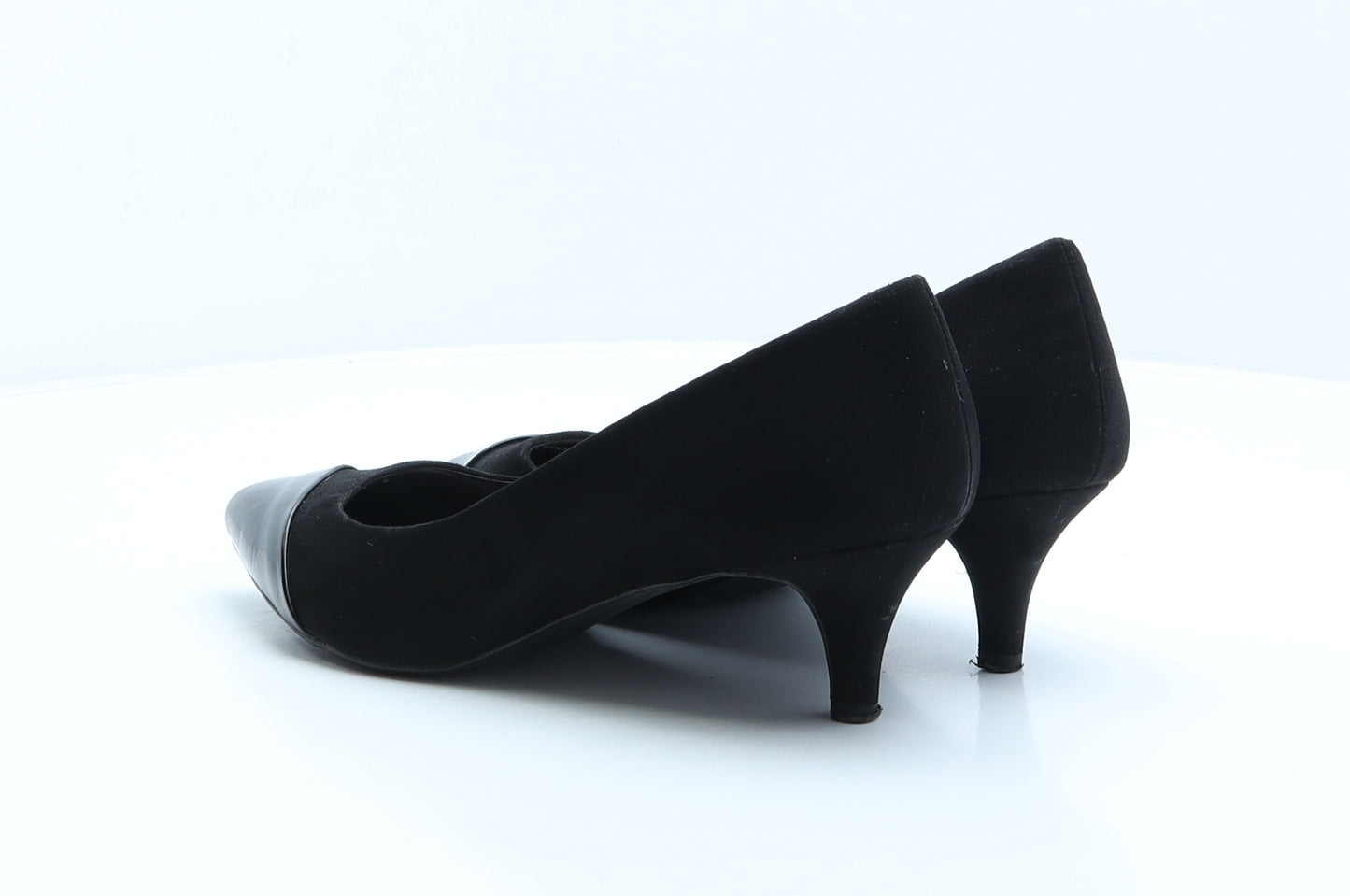 Marks and Spencer Womens Black Polyester Court Heel UK 7.5