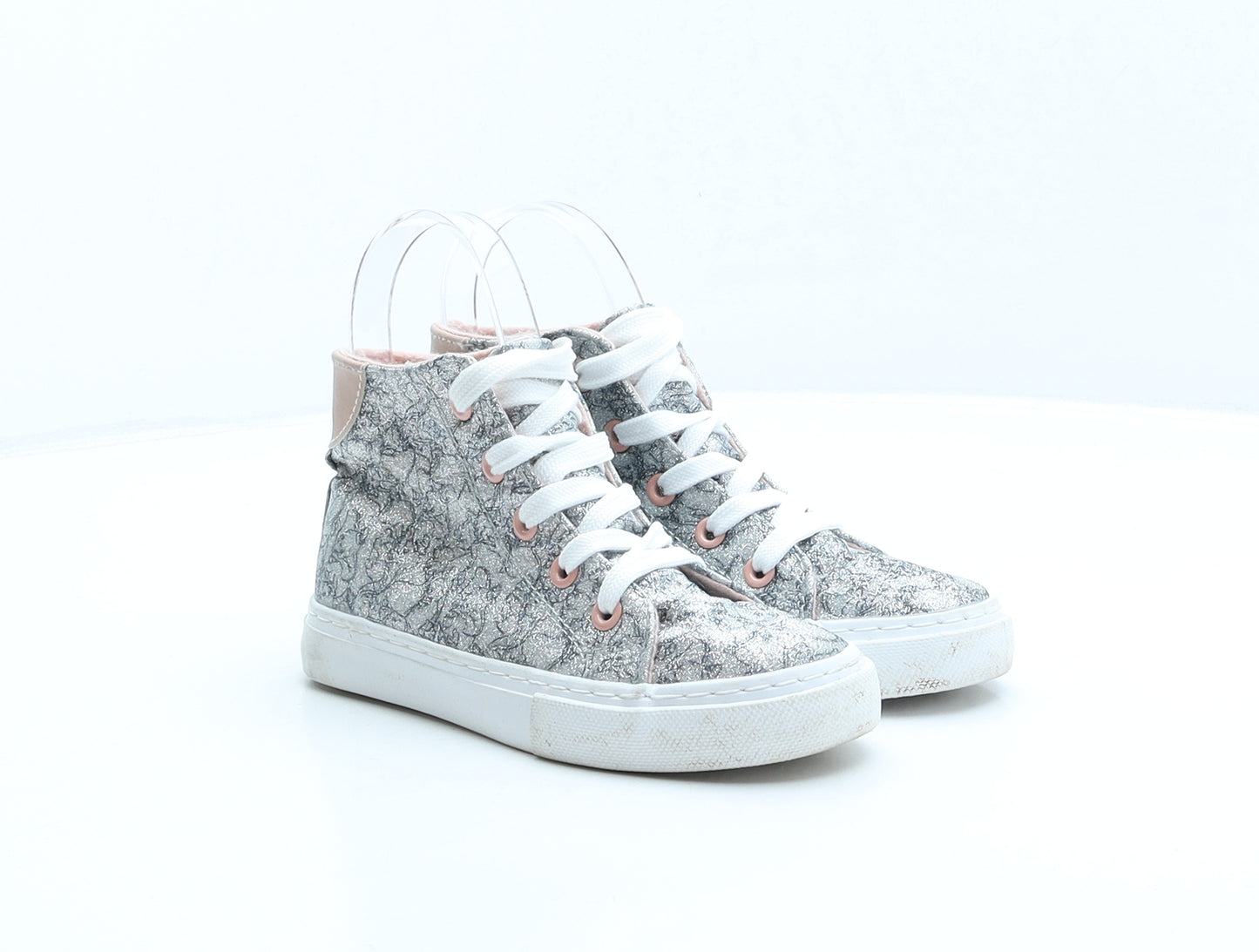 George Girls Silver Polyester Trainer UK 11 29 - Disney, Dumbo