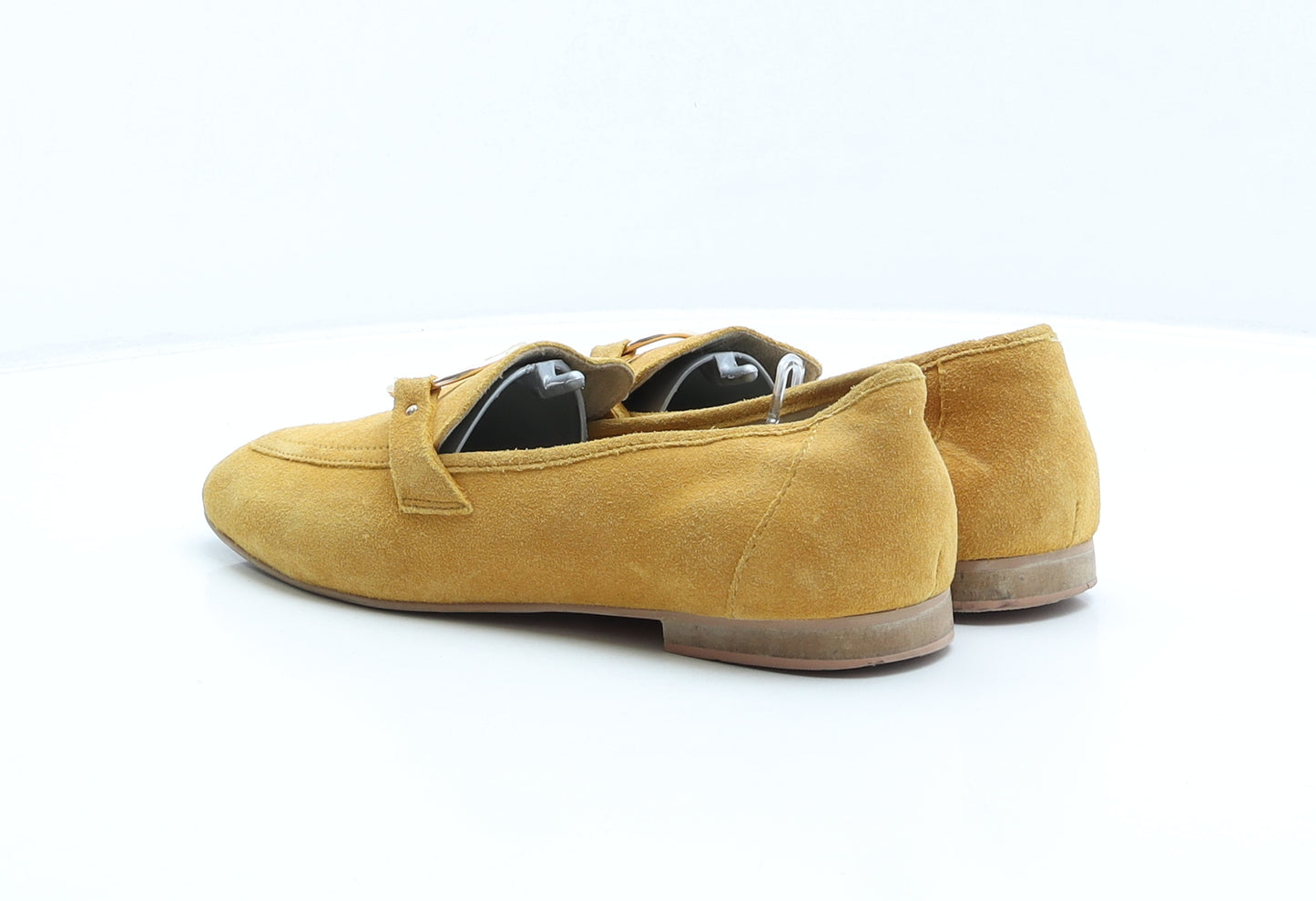 Accessorize Womens Yellow Suede Loafer Flat UK 8 41