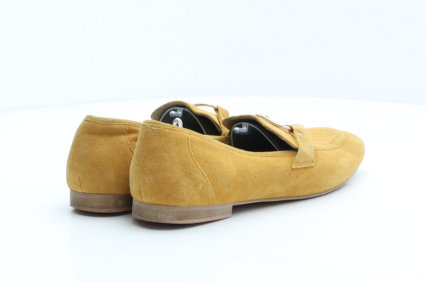 Accessorize Womens Yellow Suede Loafer Flat UK 8 41