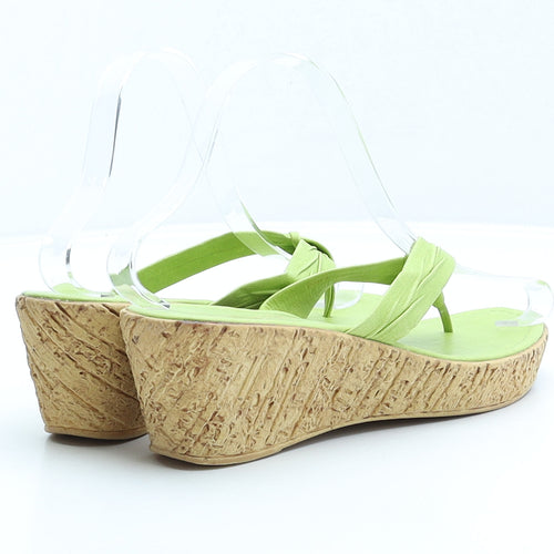 Lotus Womens Green Synthetic Thong Sandal UK 6 39