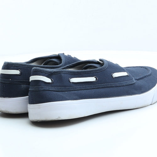 Burton Mens Blue Polyester Boat Shoe Casual UK 9 43