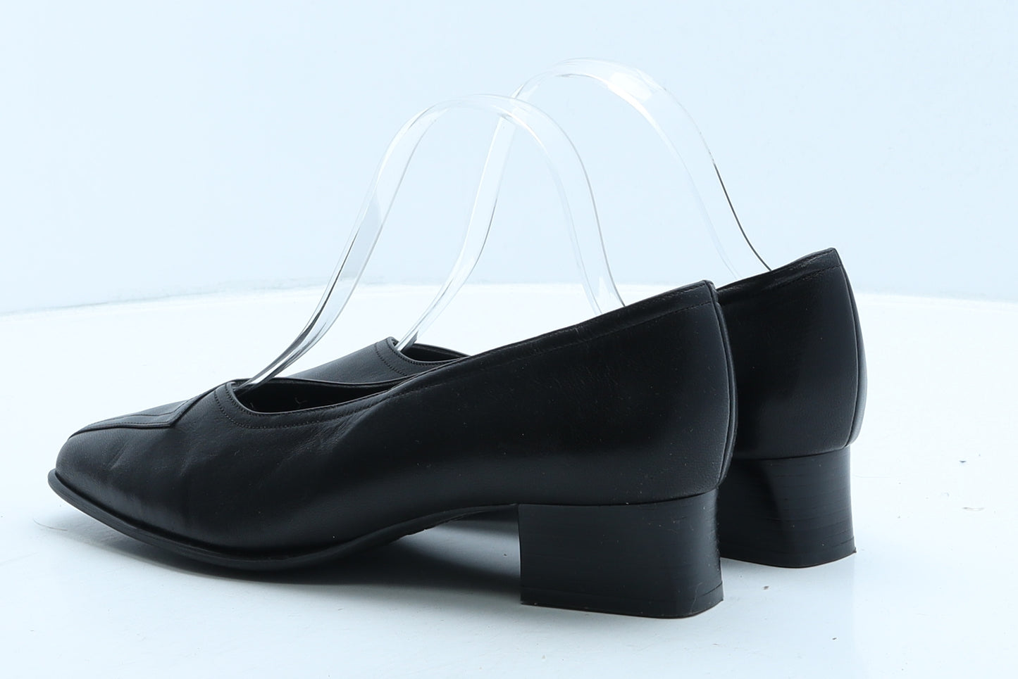 Van Dal Womens Black Leather Court Heel UK 5