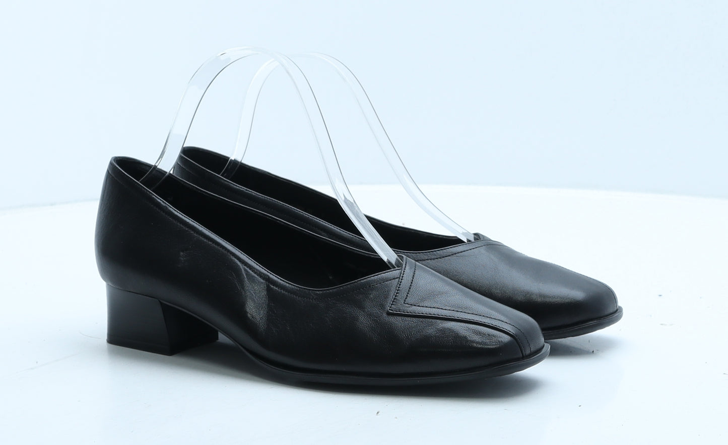 Van Dal Womens Black Leather Court Heel UK 5
