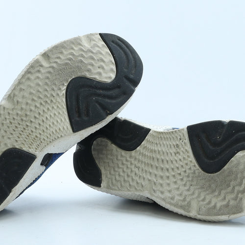 Beck & Hersey Womens Blue Geometric Fabric Trainer UK 5 38