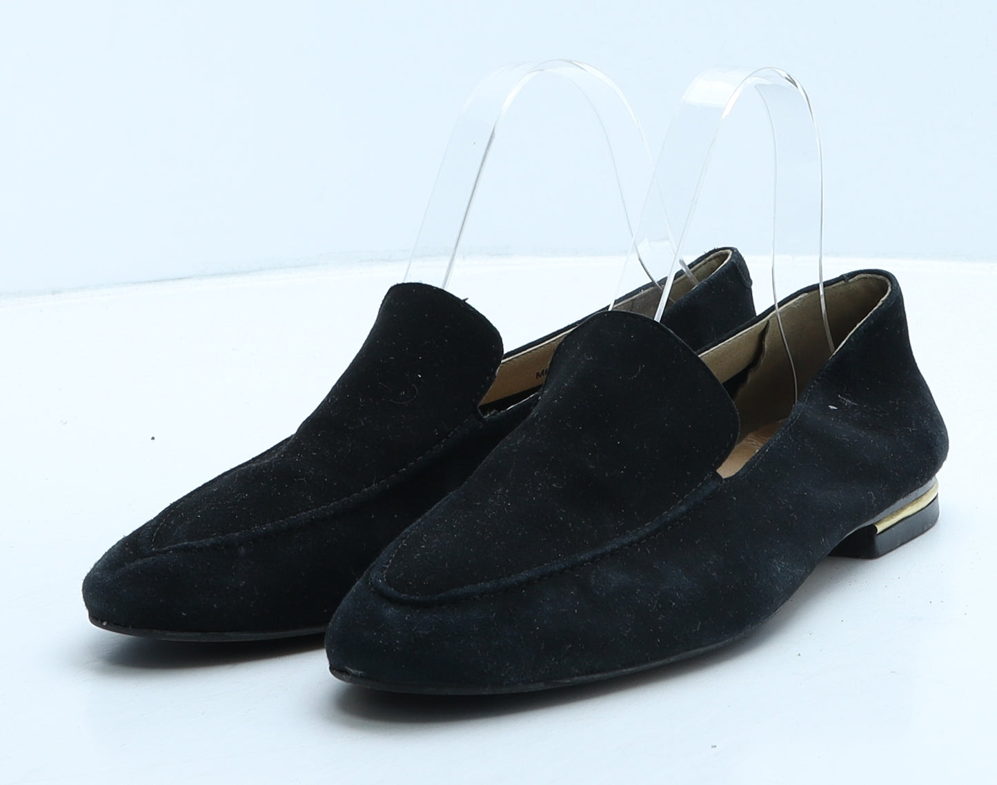 OFFICE Womens Black Suede Loafer Casual UK 5 38