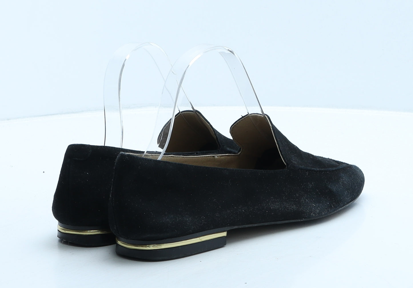 OFFICE Womens Black Suede Loafer Casual UK 5 38