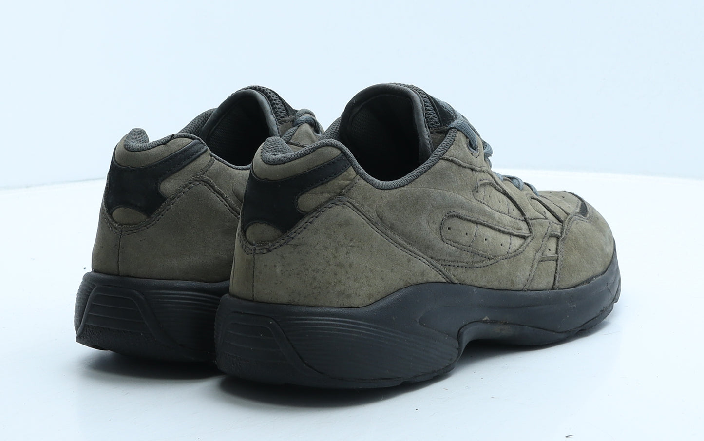 Preworn Womens Brown Synthetic Trainer UK 8 41