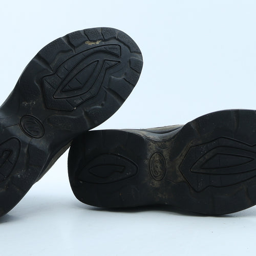 Preworn Womens Brown Synthetic Trainer UK 8 41