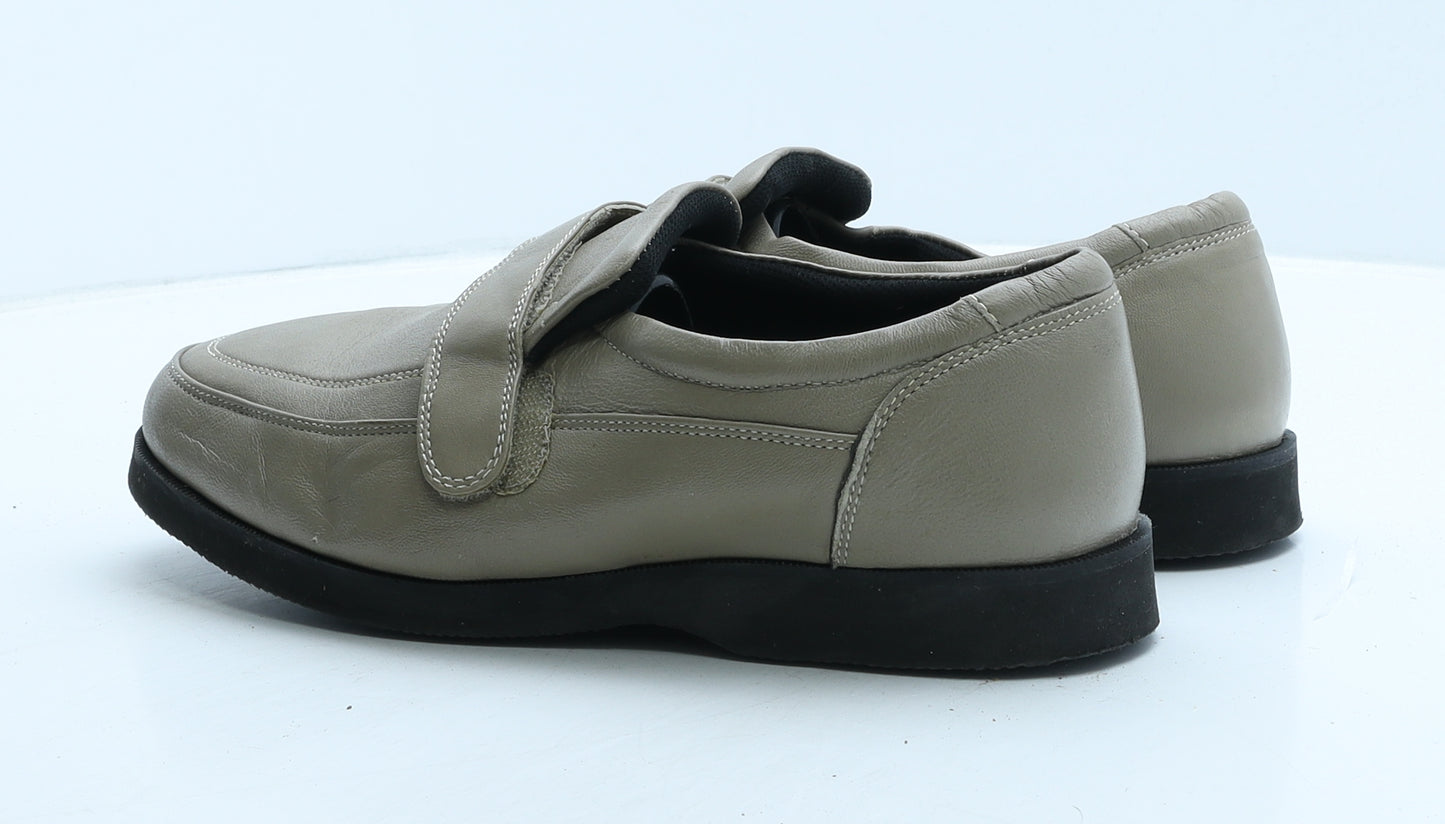 Chums Mens Beige Leather Loafer Casual UK 8
