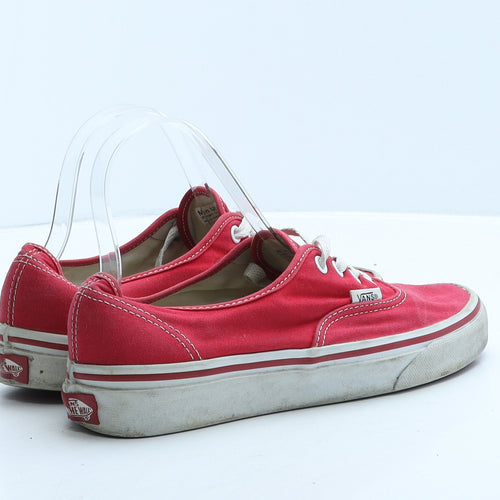 VANS Womens Pink Fabric Trainer UK 5.5 38.5