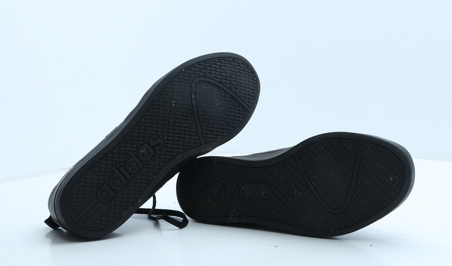 adidas Mens Black Striped Leather Trainer UK 9.5 44