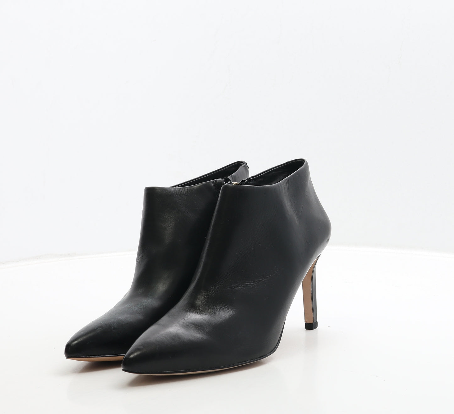 Vero Cuoio Womens Black Leather Bootie Boot UK 7 40