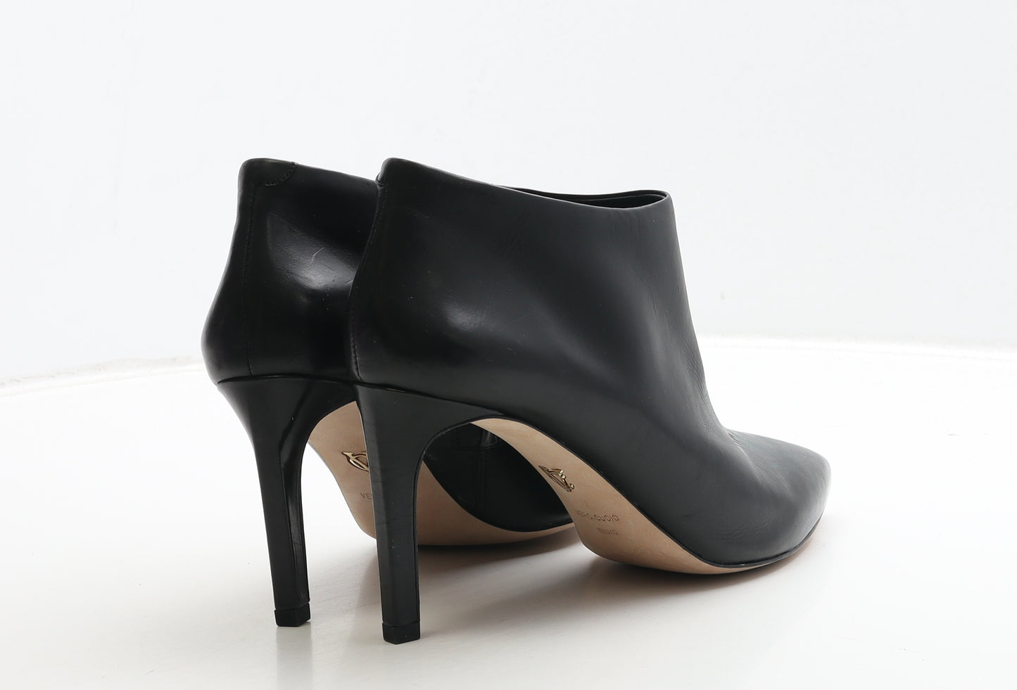 Vero Cuoio Womens Black Leather Bootie Boot UK 7 40
