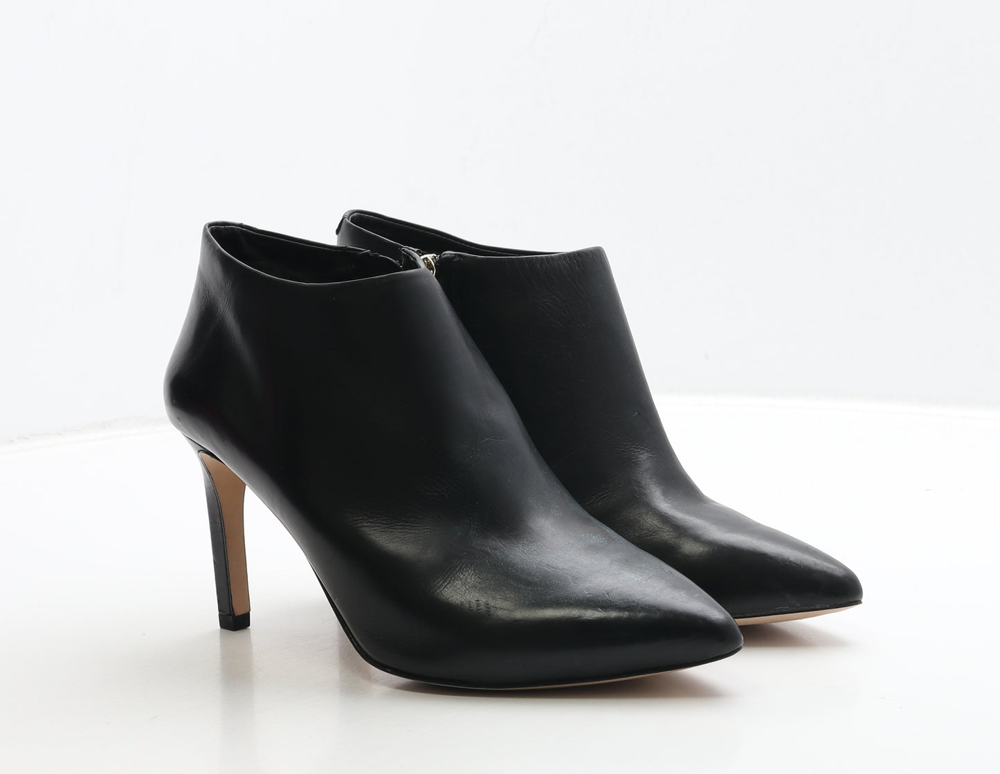 Vero Cuoio Womens Black Leather Bootie Boot UK 7 40
