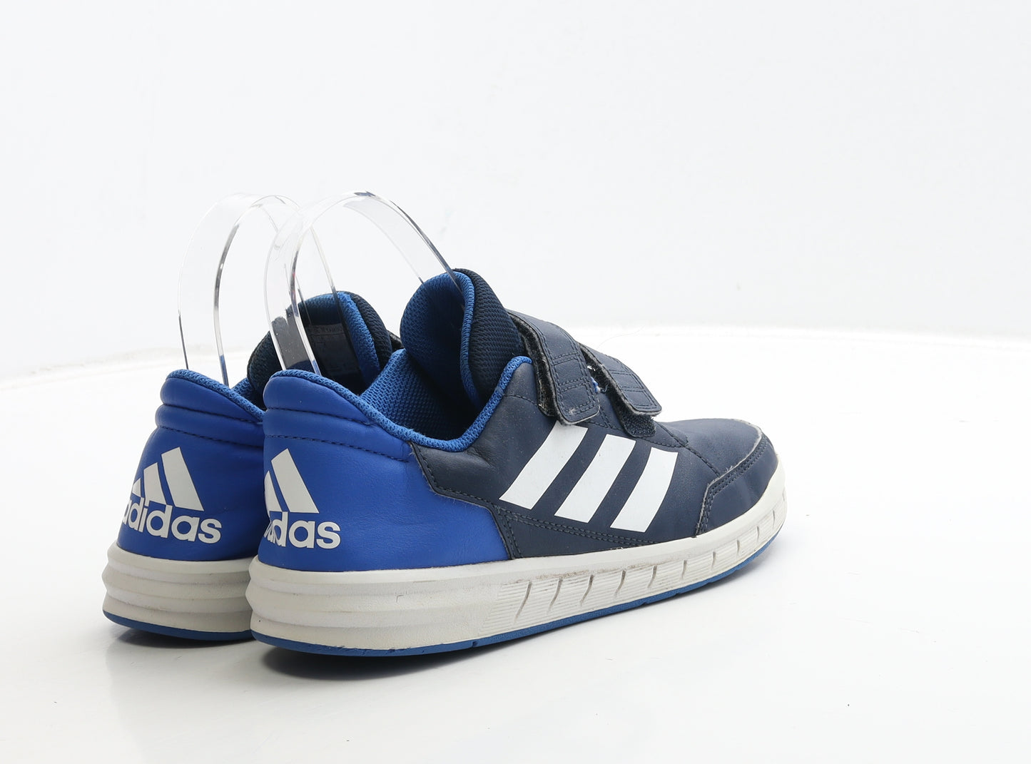 adidas Boys Blue Polyester Trainer UK 4 36.5
