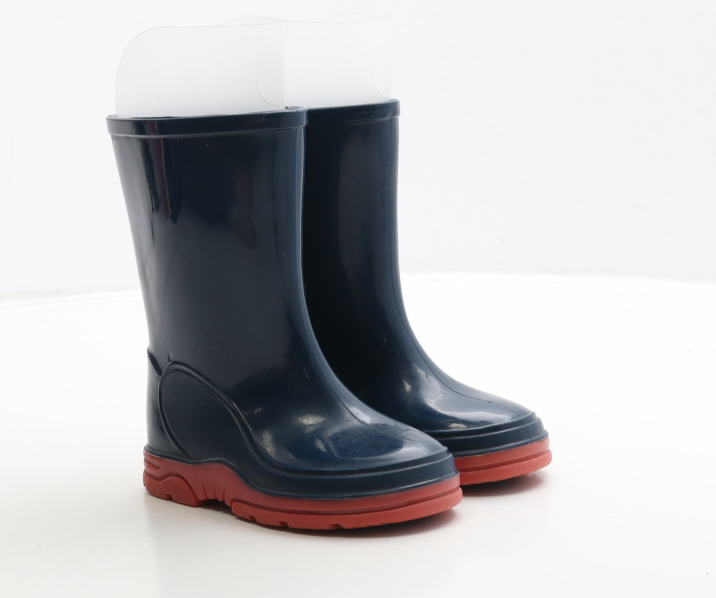 Preworn Boys Blue Rubber Wellies Boot UK 7