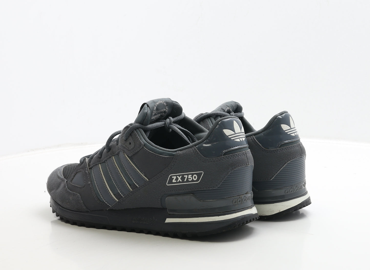 adidas Mens Grey Polyester Trainer UK 11 46 - ZX 750