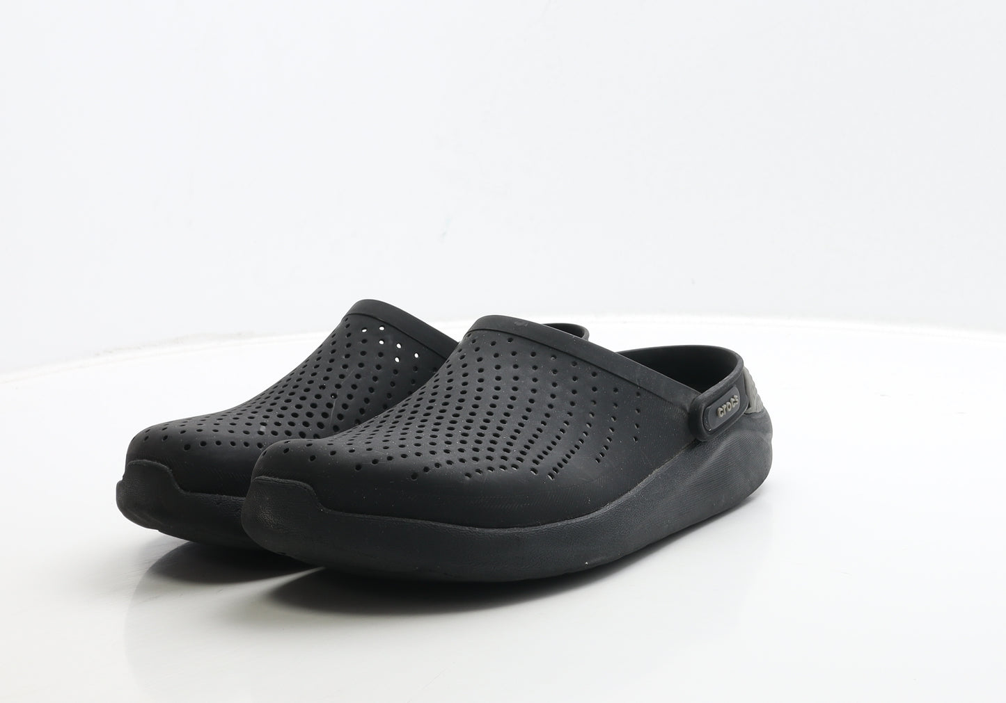 Crocs Mens Black Rubber Slip On Sandal UK 8 US 9