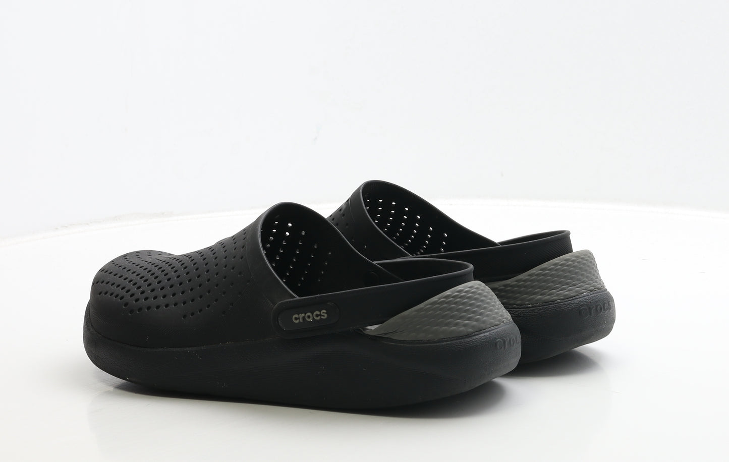 Crocs Mens Black Rubber Slip On Sandal UK 8 US 9
