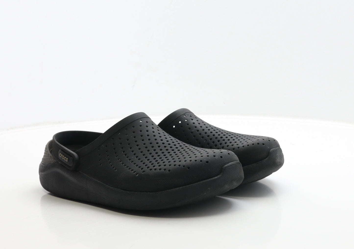 Crocs Mens Black Rubber Slip On Sandal UK 8 US 9
