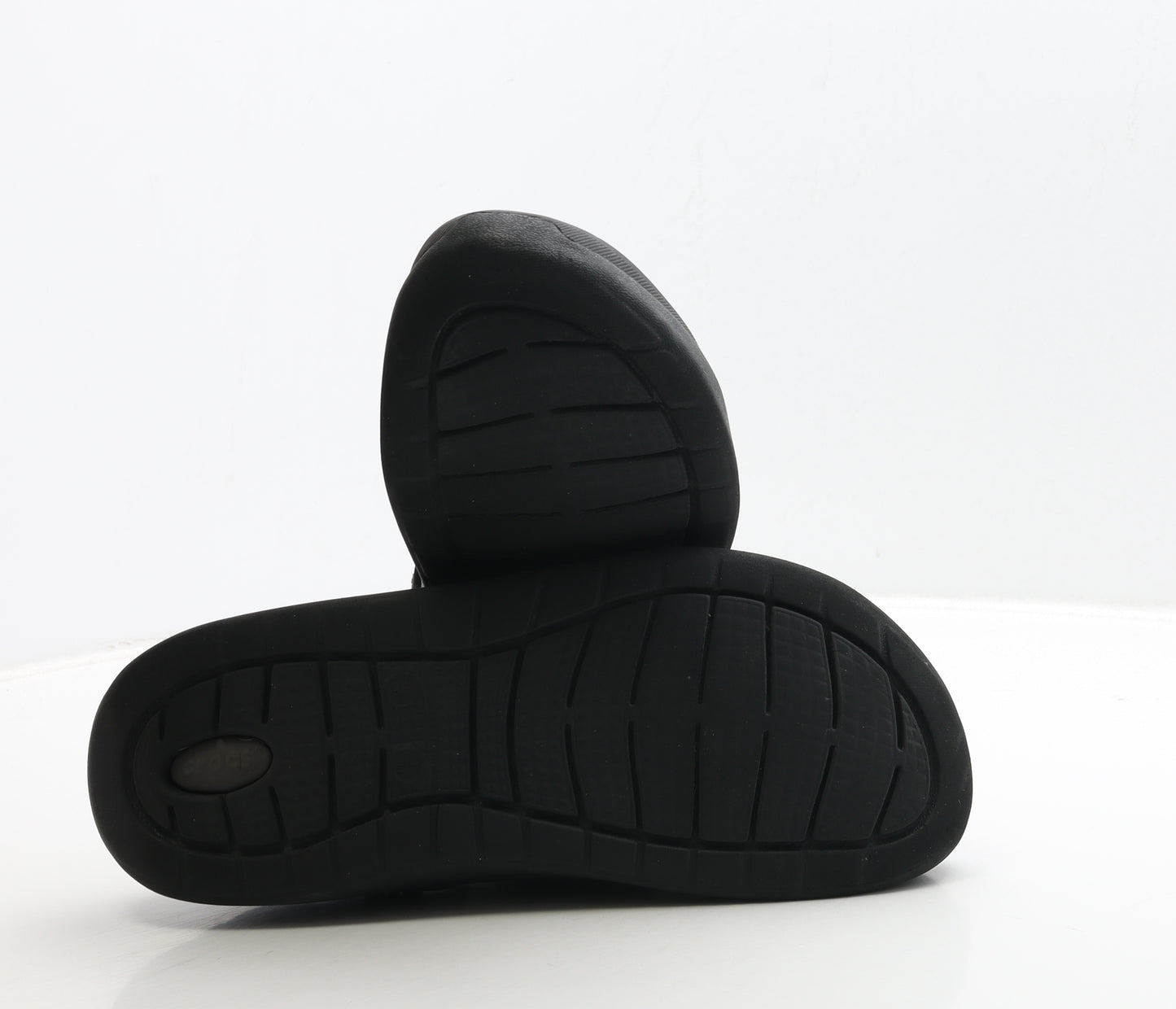 Crocs Mens Black Rubber Slip On Sandal UK 8 US 9