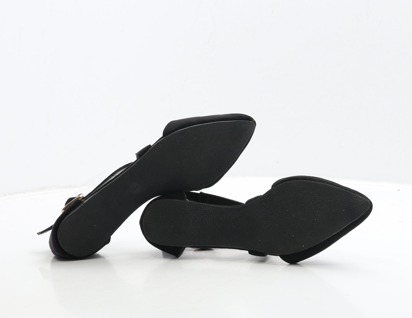 Atmosphere Womens Black Suede Flat UK 4 37