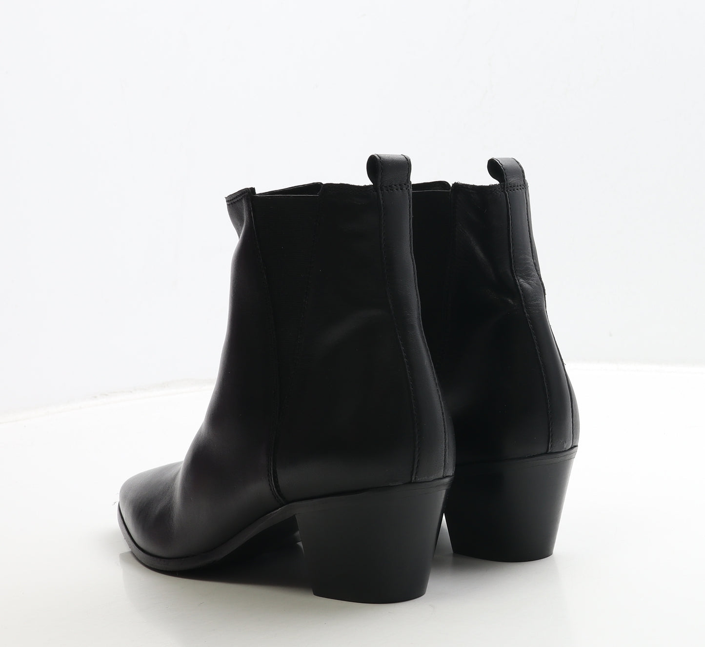 Cara Womens Black Leather Chelsea Boot UK 6 39