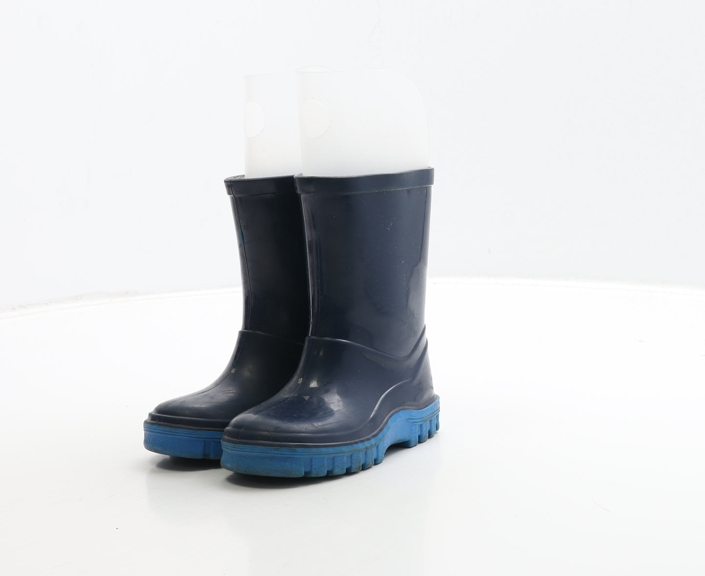 Preworn Boys Blue Rubber Wellies Boot UK 5
