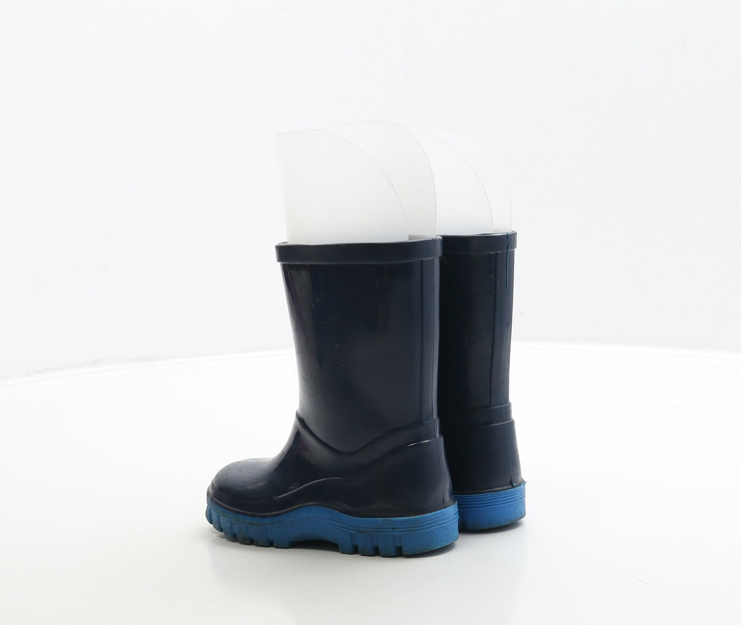 Preworn Boys Blue Rubber Wellies Boot UK 5