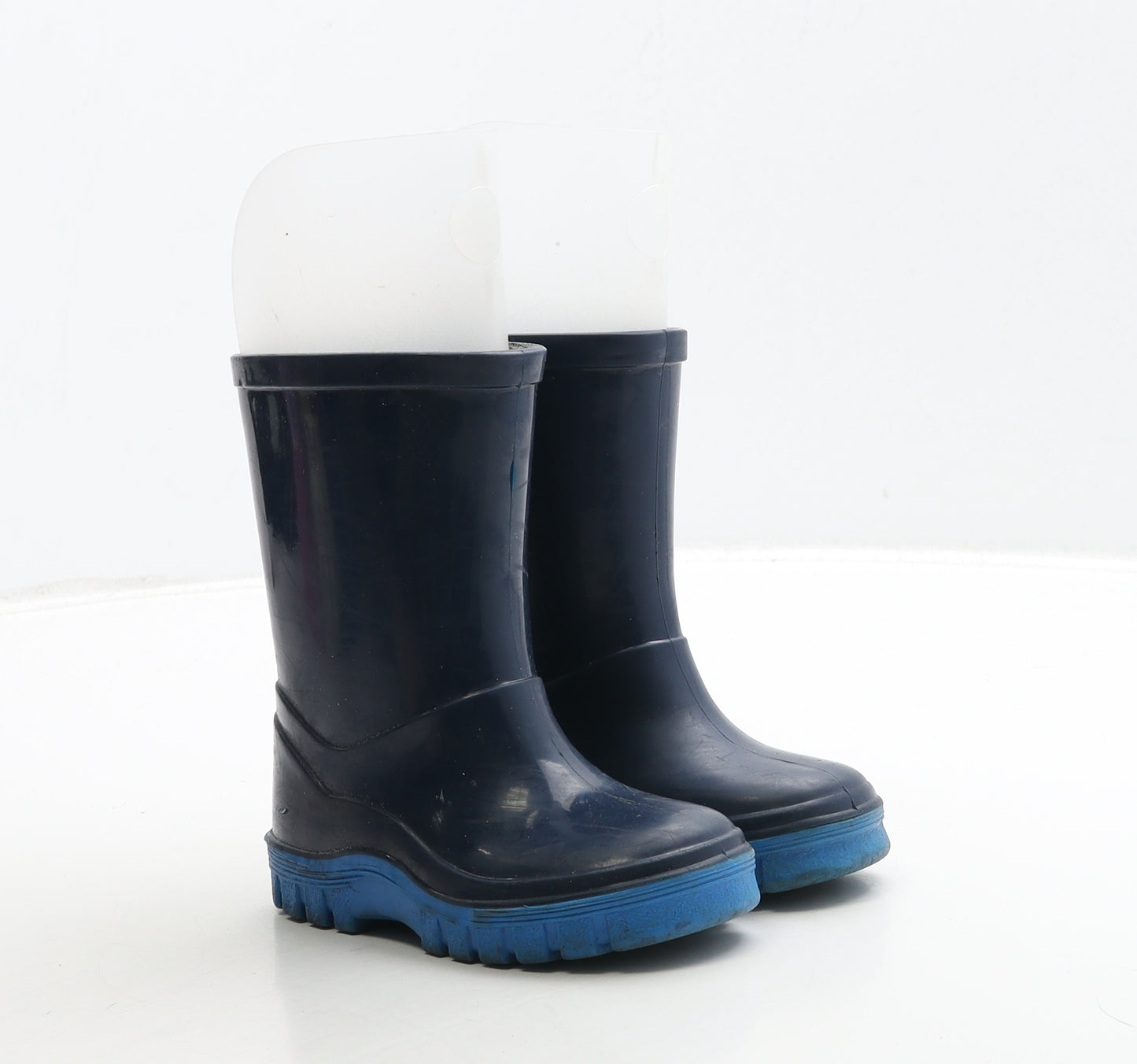 Preworn Boys Blue Rubber Wellies Boot UK 5