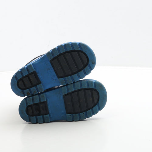 Preworn Boys Blue Rubber Wellies Boot UK 5