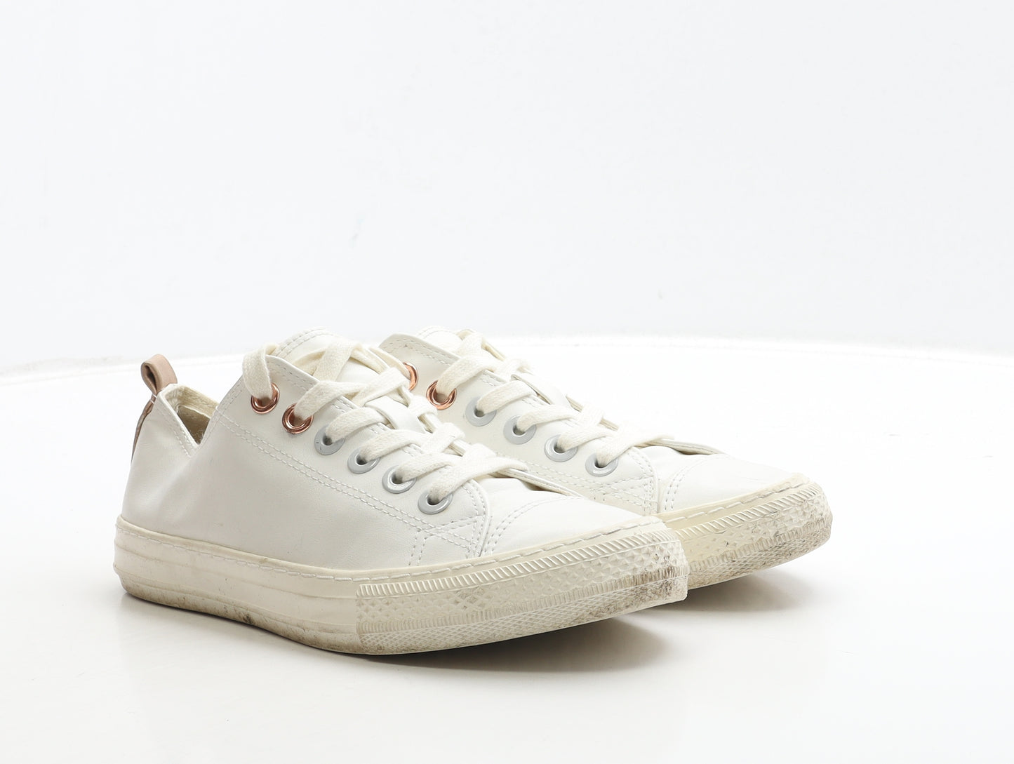 NEXT Womens White Polyester Trainer UK 4 37
