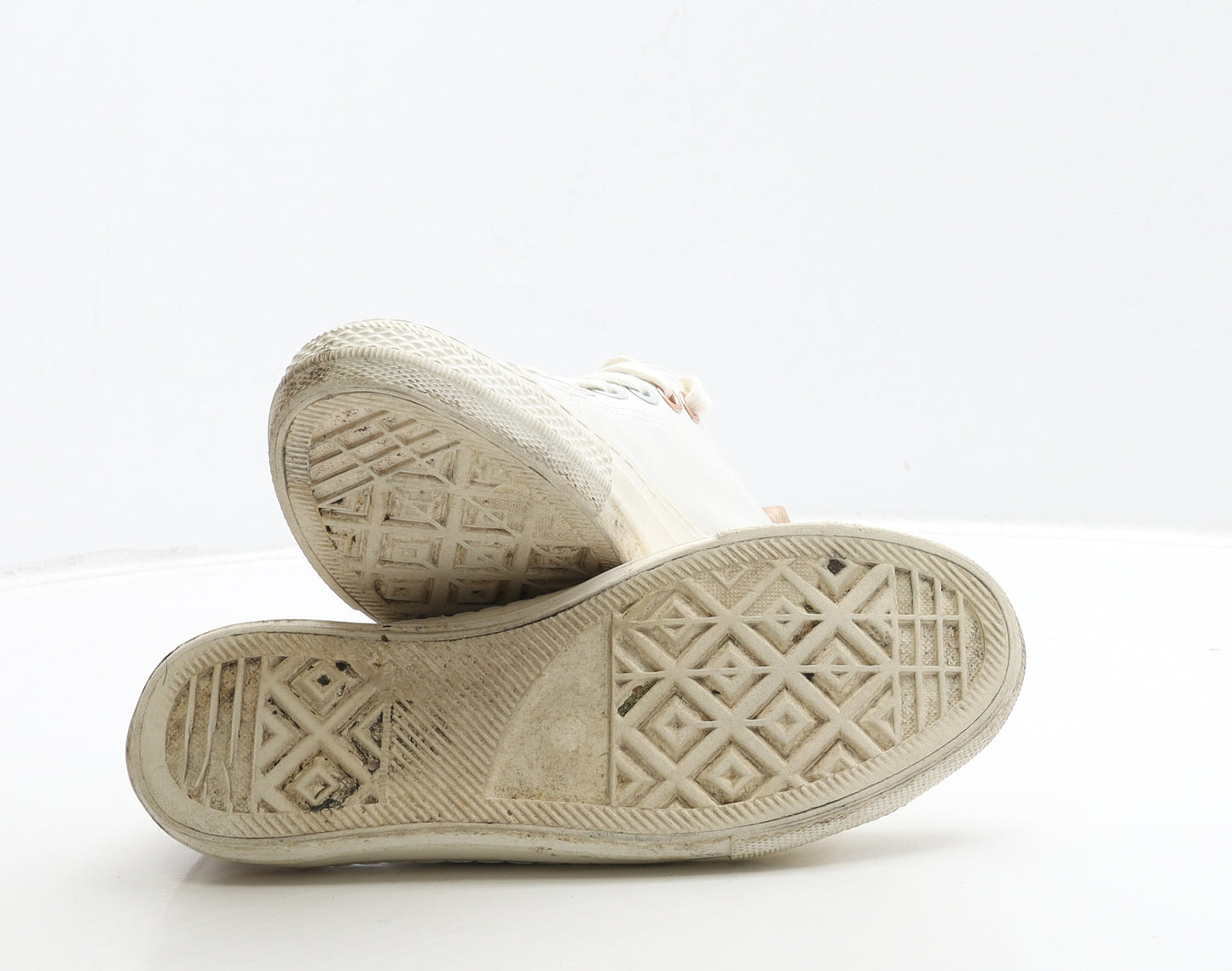 NEXT Womens White Polyester Trainer UK 4 37