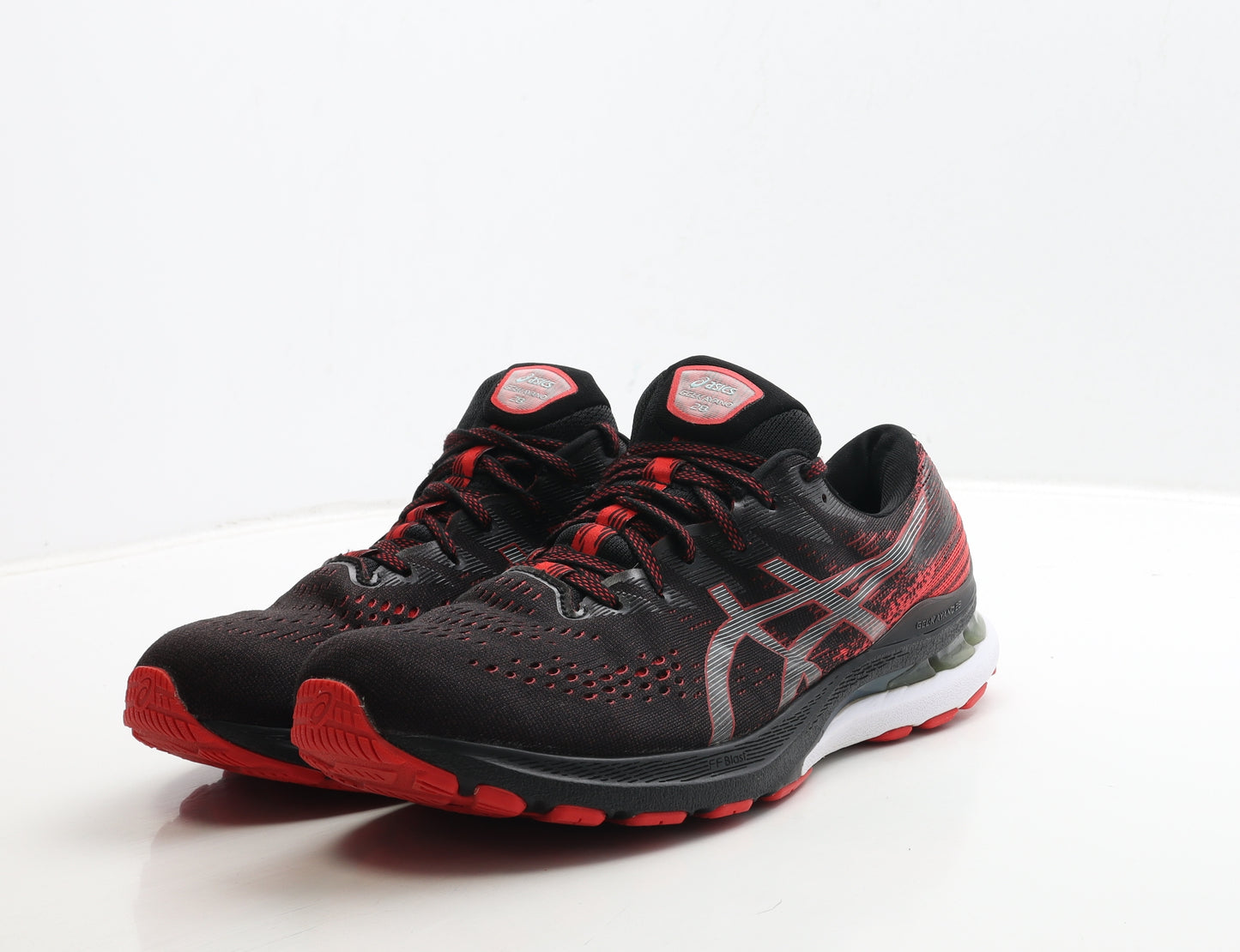 ASICS Mens Black Polyester Trainer UK 11 45 - Gel-Kayano 28