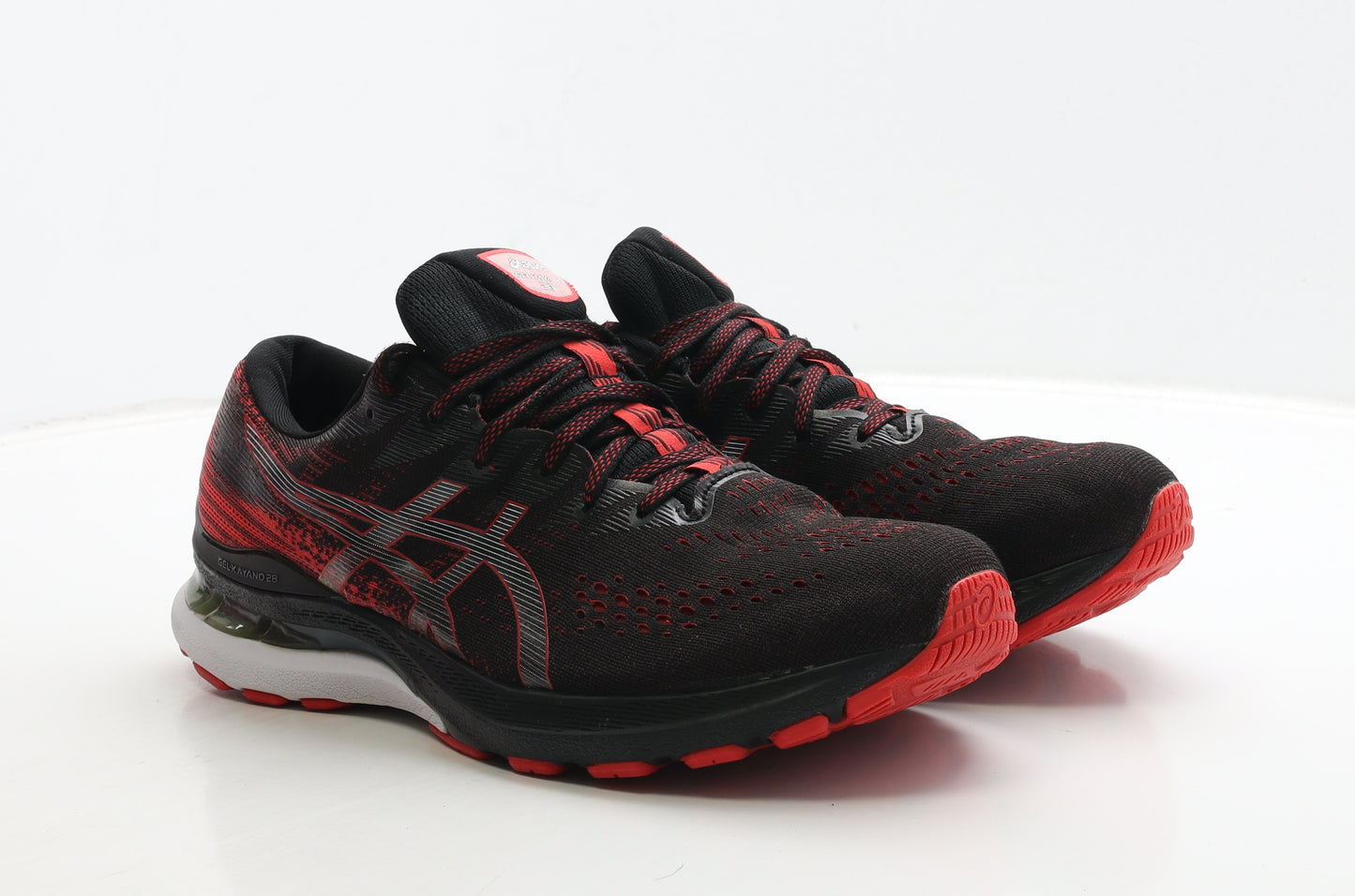 ASICS Mens Black Polyester Trainer UK 11 45 - Gel-Kayano 28