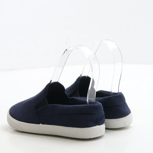 Primark Boys Beige Fabric Slip On Casual UK 11 29