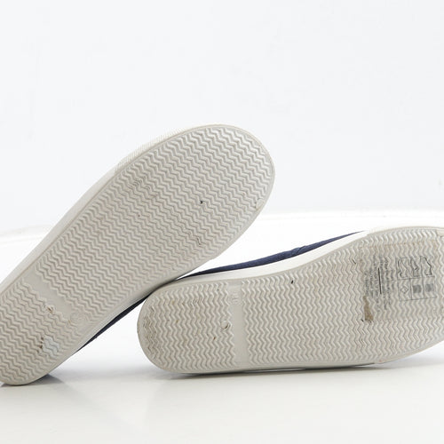 Primark Boys Beige Fabric Slip On Casual UK 11 29