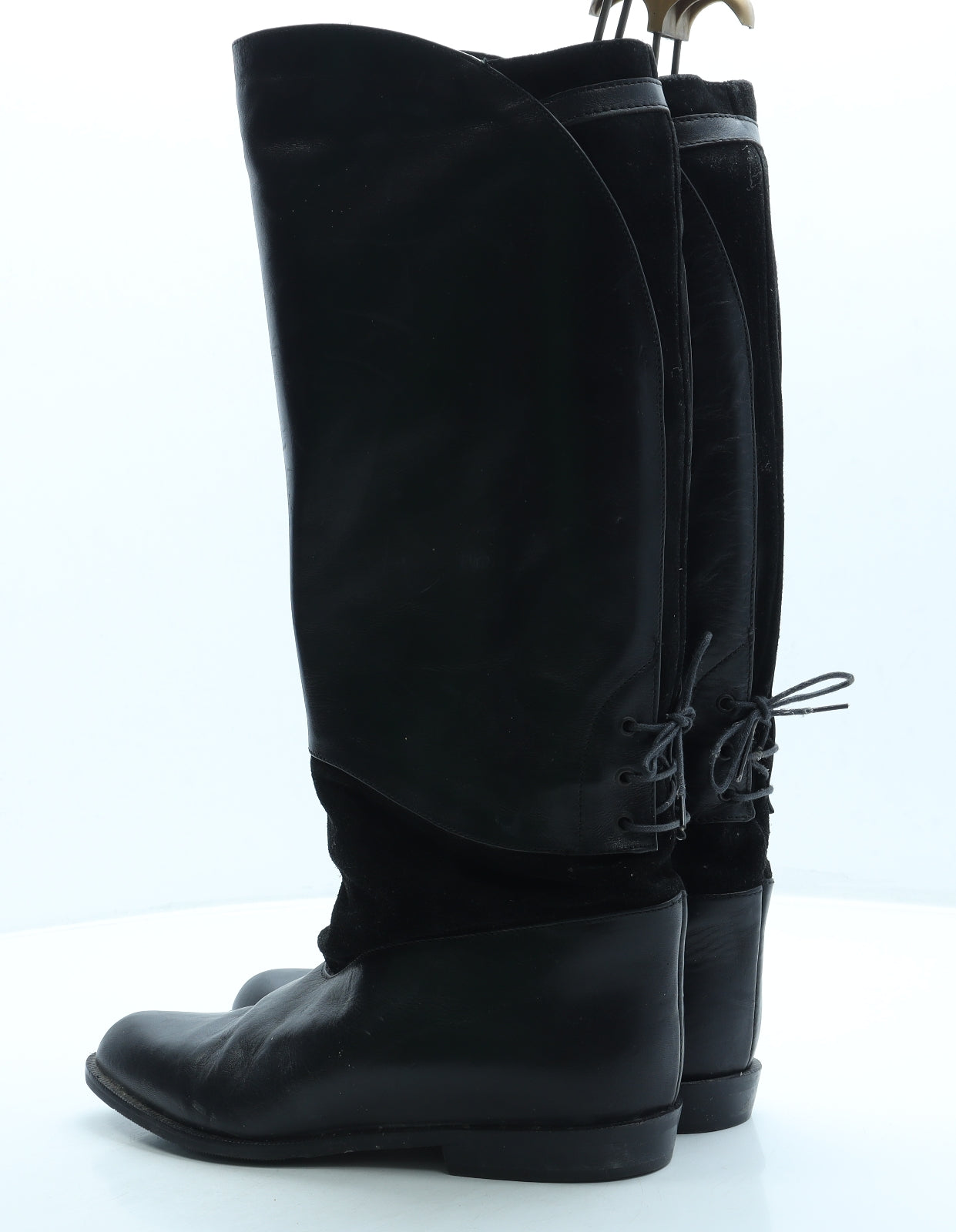 Russell & Bromley Womens Black Leather Slip On Boot UK 7 40