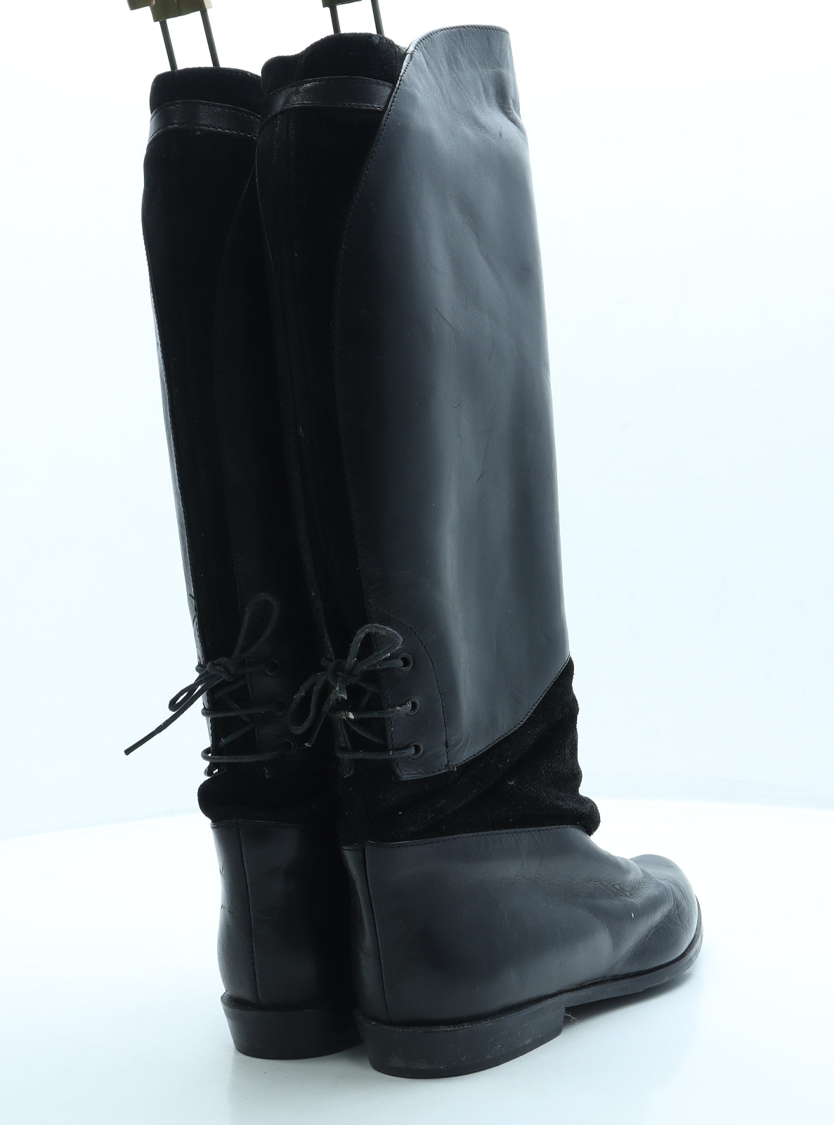 Russell & Bromley Womens Black Leather Slip On Boot UK 7 40