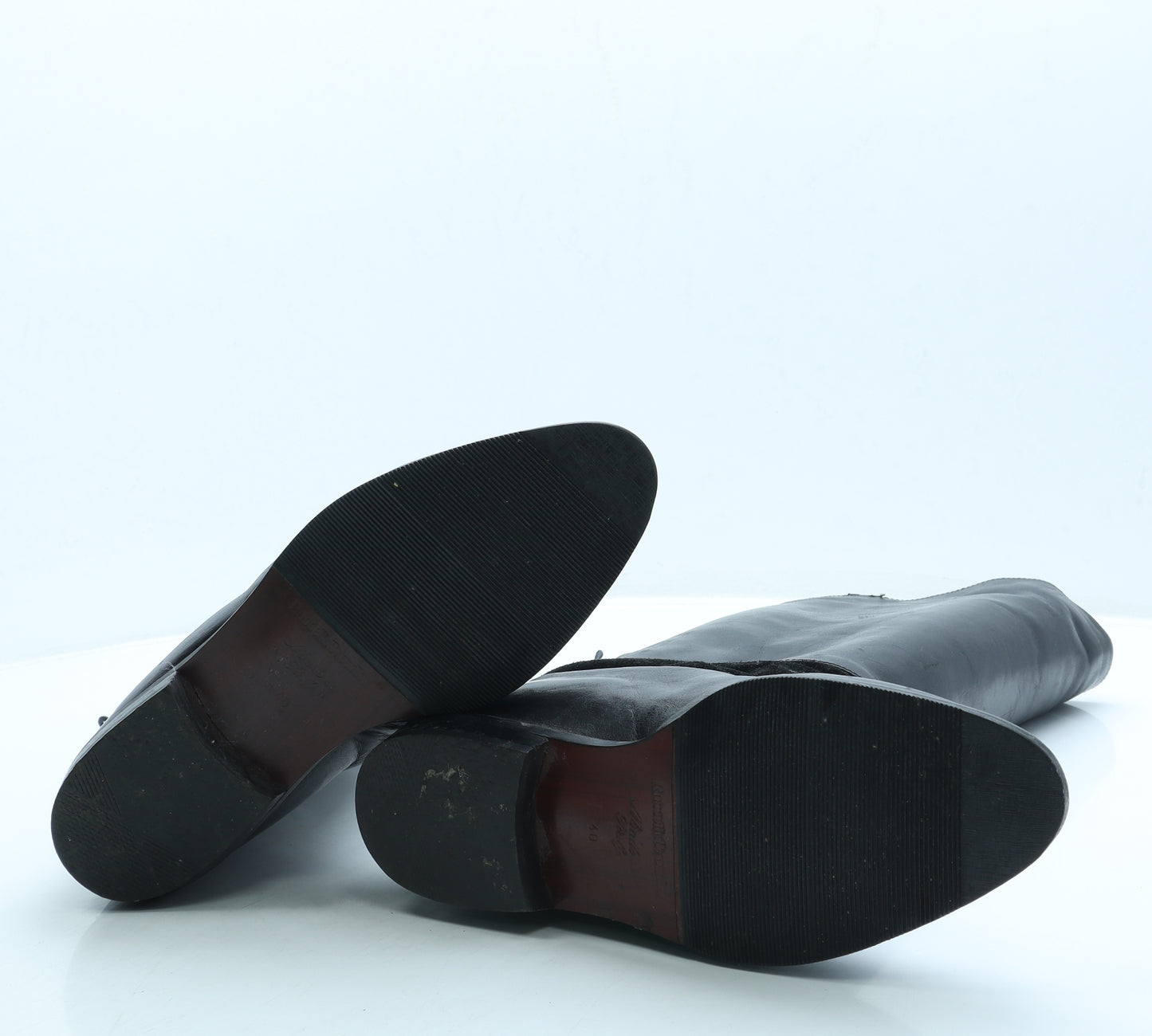 Russell & Bromley Womens Black Leather Slip On Boot UK 7 40