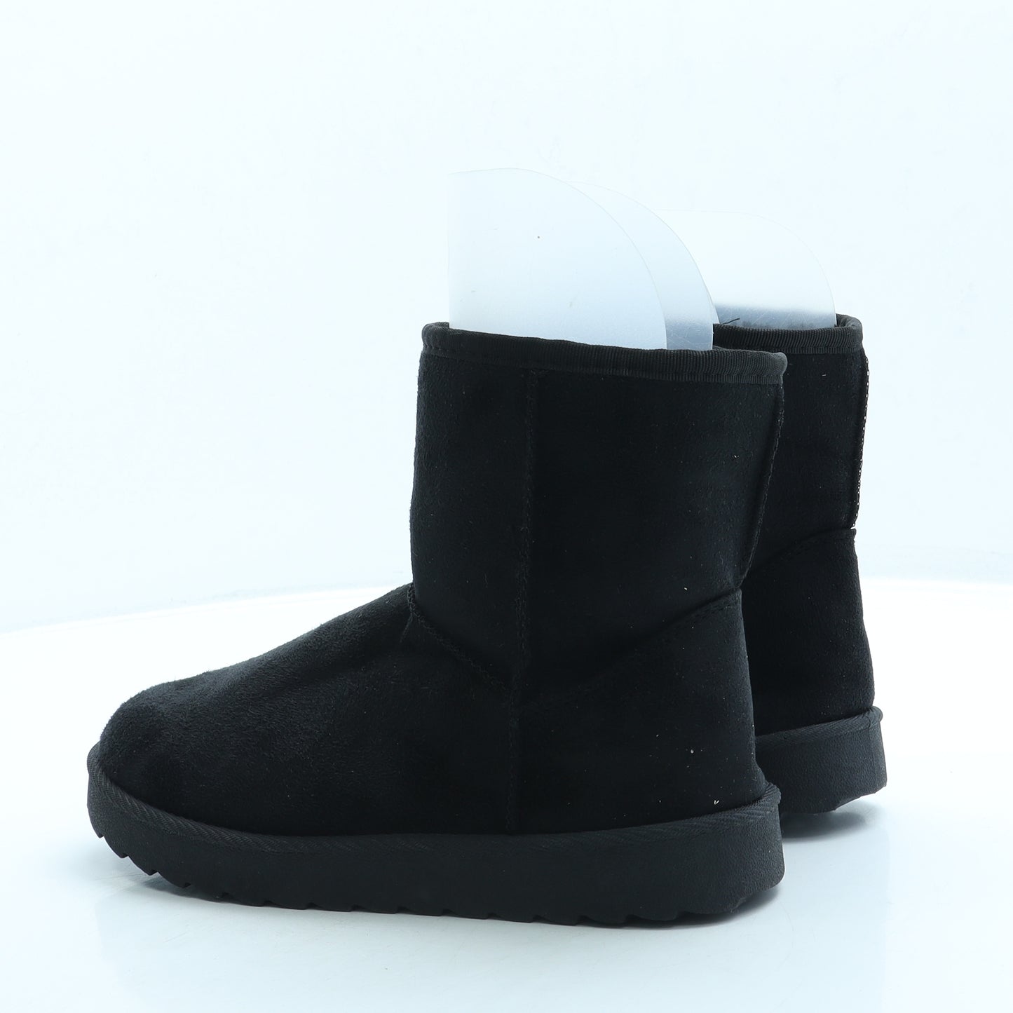 Primark Womens Black Polyester Shearling Style Boot UK 5 38 US 7