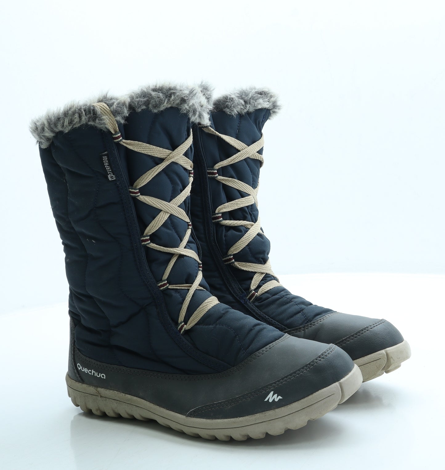 Quechua Womens Blue Polyester Snow Boot Boot UK 6.5 40