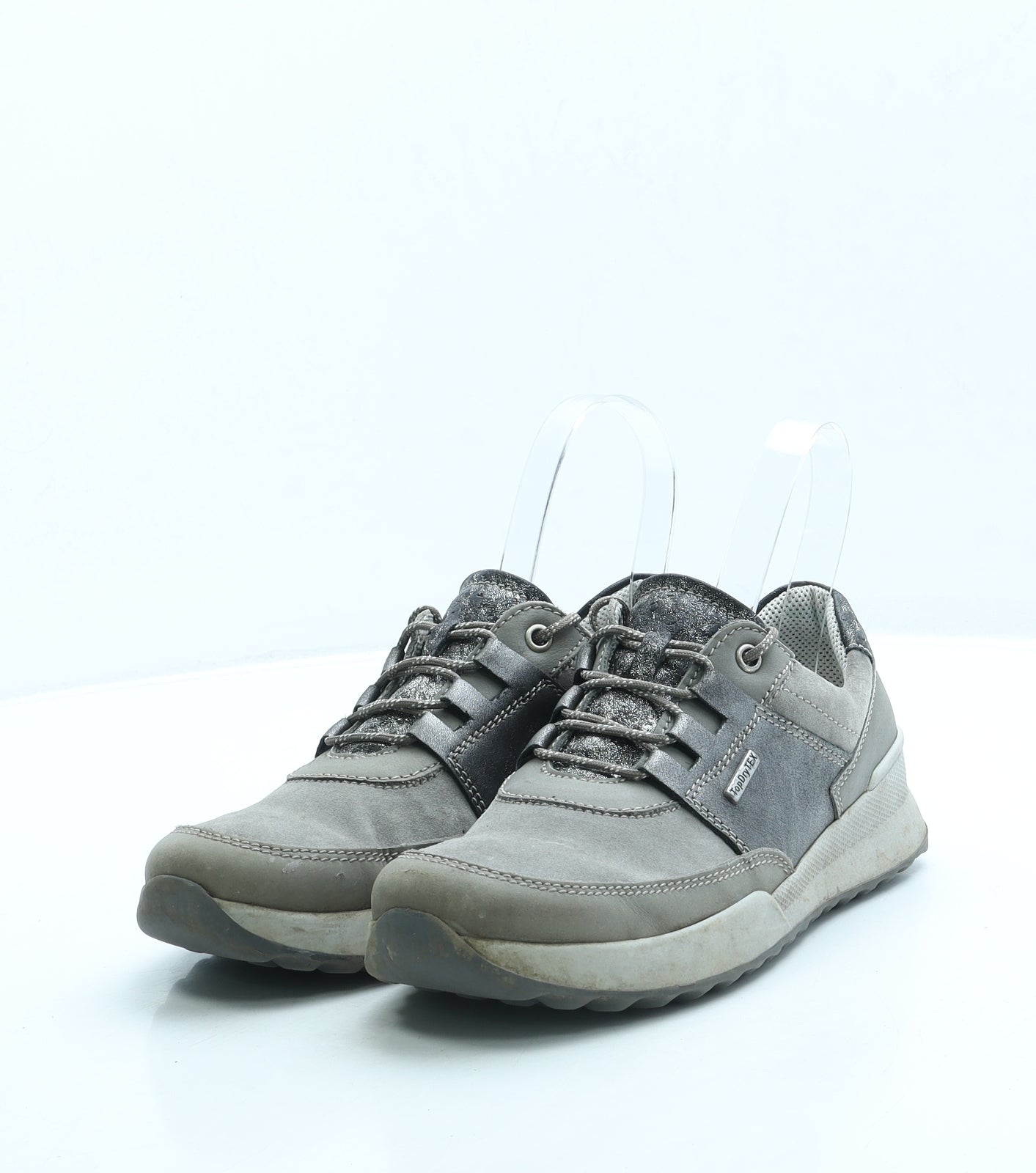 ROMIKA Womens Grey Polyester Trainer UK 4 37