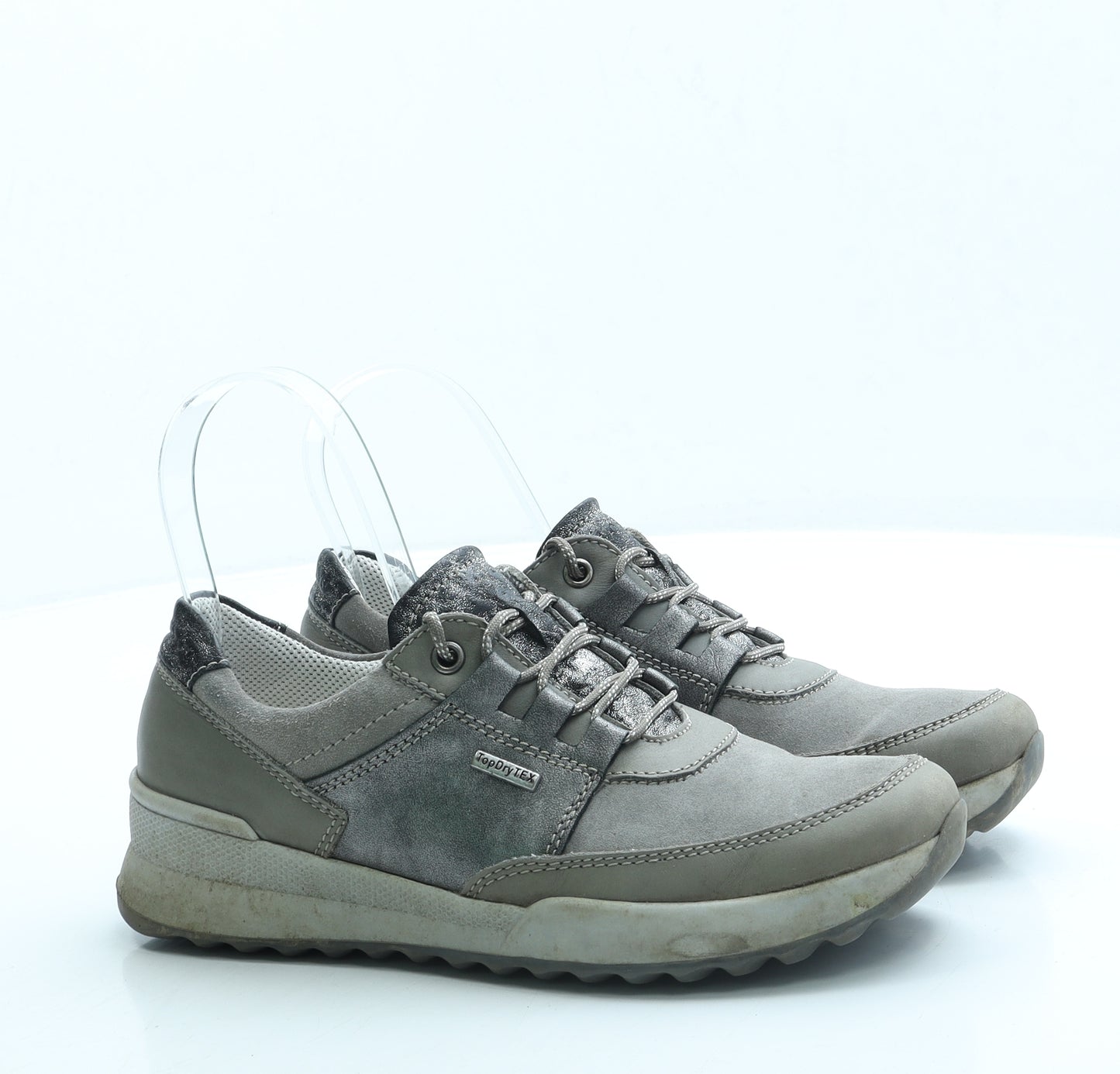 ROMIKA Womens Grey Polyester Trainer UK 4 37